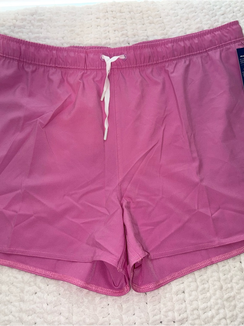 Huk Women's Bright Pink Athletic Drawstring Shorts